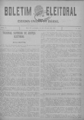 Boletim Eleitoral - Ano VI, nº 79