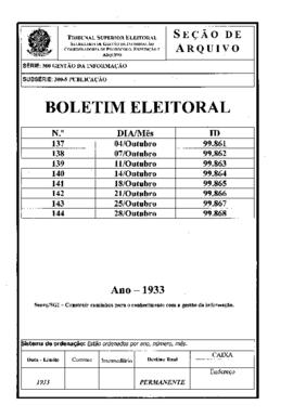 Boletim Eleitoral - Ano II, nº 144