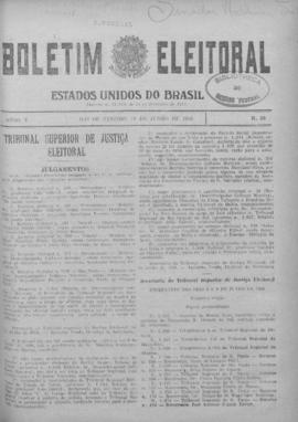 Boletim Eleitoral - Ano V, nº 68