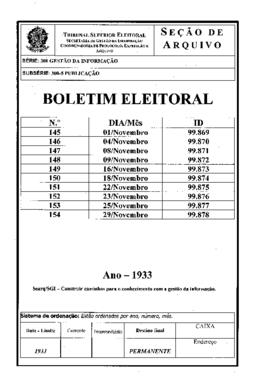 Boletim Eleitoral - Ano II, nº 149