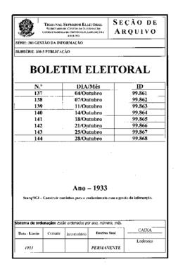 Boletim Eleitoral - Ano II, nº 143