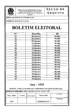 Boletim Eleitoral - Ano II, nº 13