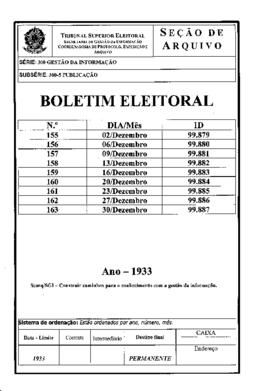 Boletim Eleitoral - Ano II, nº 160