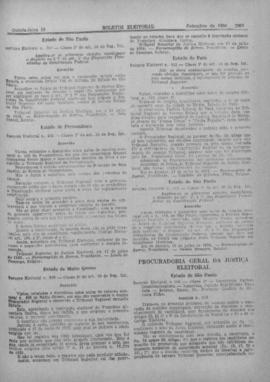 Boletim Eleitoral - Ano V, nº 107 (Página 2.999)