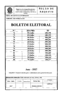Boletim Eleitoral - Ano VI, nº 75