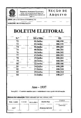 Boletim Eleitoral - Ano VI, nº 73