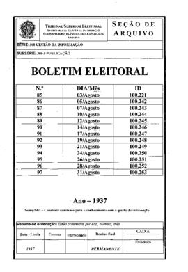 Boletim Eleitoral - Ano VI, nº 86