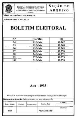 Boletim Eleitoral - Ano II, nº 97
