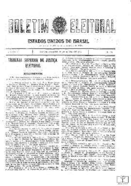 Boletim Eleitoral - Ano VI, nº 71
