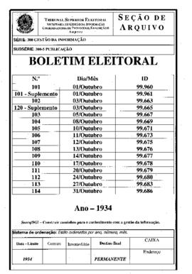 Boletim Eleitoral - Ano III, nº 102